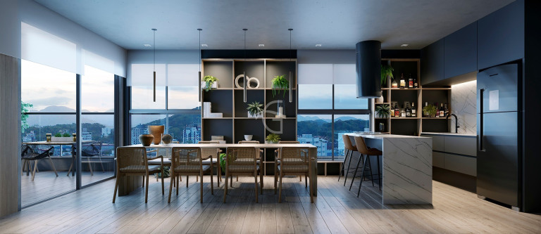 Imagem Apartamento com 1 Quarto à Venda, 37 m² em Saguaçu - Joinville
