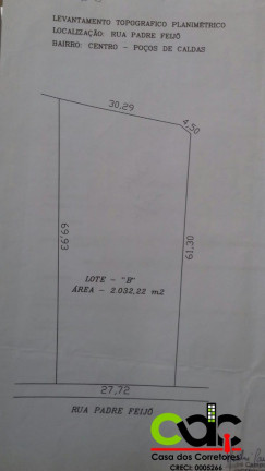 Imagem Terreno à Venda, 2.029 m² em Centro - Poços De Caldas Imagem Terreno à Venda, 2.029 m² em Centro - Poços De Caldas