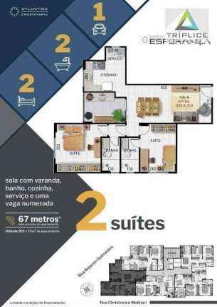 Imagem Apartamento com 2 Quartos à Venda, 70 m² em Morro Da Glória - Juiz De Fora Imagem Apartamento com 2 Quartos à Venda, 70 m² em Morro Da Glória - Juiz De Fora