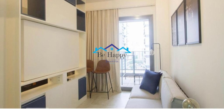Imagem Flat com 1 Quarto à Venda, 43 m² em Brooklin Paulista - São Paulo Imagem Flat com 1 Quarto à Venda, 43 m² em Brooklin Paulista - São Paulo