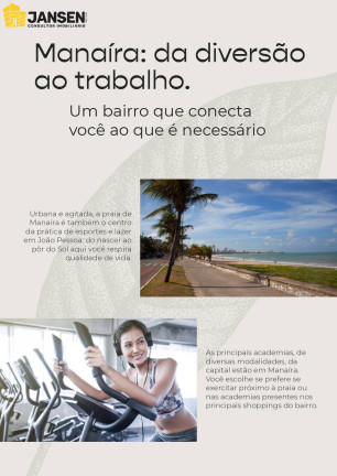 Apartamento com 1 Quarto à Venda, 36 m² em Manaíra - João Pessoa