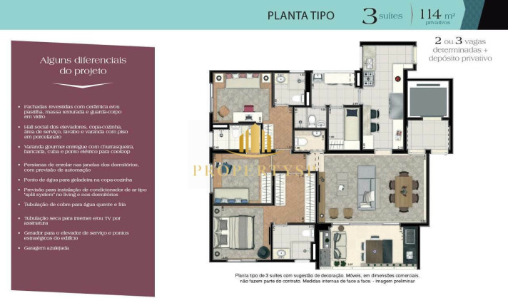 Imagem Apartamento com 3 Quartos à Venda, 114 m² em Vila Leopoldina - São Paulo