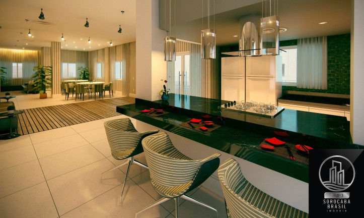 Apartamento com 3 Quartos à Venda, 89 m² em Além Ponte - Sorocaba