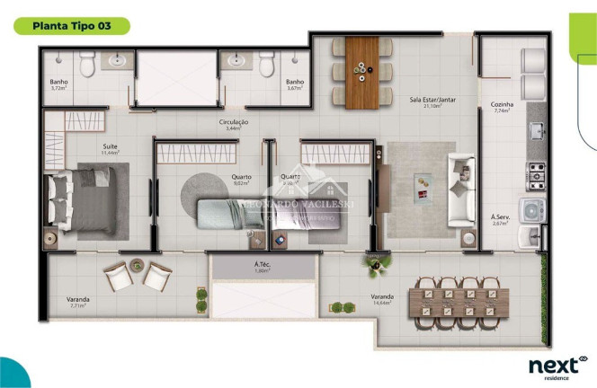 Imagem Imóvel com 3 Quartos à Venda, 95 m² em Alphaville Jacuhy - Serra Imagem Imóvel com 3 Quartos à Venda, 95 m² em Alphaville Jacuhy - Serra