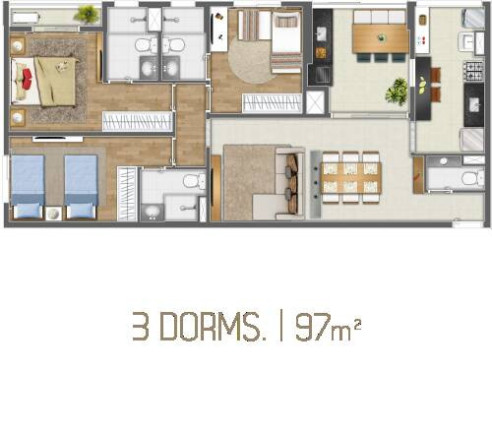 Imagem Apartamento com 3 Quartos à Venda, 97 m² em Dezoito Do Forte Empresarial/alphaville. - Barueri Imagem Apartamento com 3 Quartos à Venda, 97 m² em Dezoito Do Forte Empresarial/alphaville. - Barueri