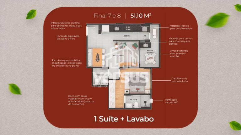 Imagem Apartamento com 2 Quartos à Venda, 50 m² em Guilhermina - Praia Grande Imagem Apartamento com 2 Quartos à Venda, 50 m² em Guilhermina - Praia Grande