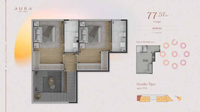 Imagem Apartamento com 2 Quartos à Venda, 77 m² em Funcionários - Belo Horizonte