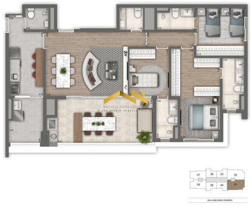 Imagem Apartamento com 3 Quartos à Venda, 131 m² em Vila Mariana - São Paulo Imagem Apartamento com 3 Quartos à Venda, 131 m² em Vila Mariana - São Paulo