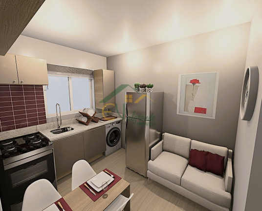 Imagem Apartamento com 1 Quarto à Venda, 19 m² em Cajuru - Curitiba Imagem Apartamento com 1 Quarto à Venda, 19 m² em Cajuru - Curitiba