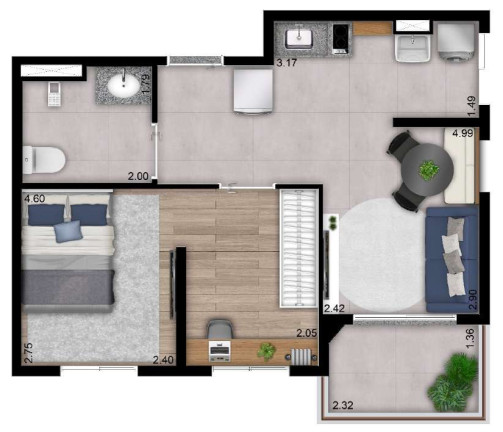 Imagem Apartamento à Venda, 27 m² em Perdizes - São Paulo