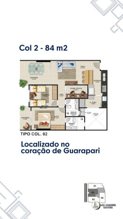 Imagem Apartamento com 2 Quartos à Venda, 73 m² em São Judas Tadeu - Guarapari