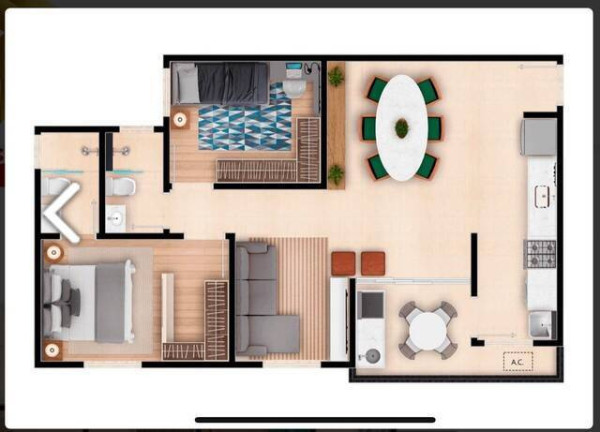 Imagem Apartamento com 2 Quartos à Venda, 70 m² em Jardim América - Sorocaba