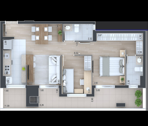 Imagem Apartamento com 3 Quartos à Venda, 79 m² em Portão - Curitiba