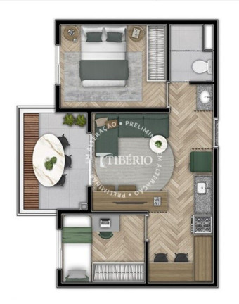 Imagem Apartamento com 1 Quarto à Venda, 35 m² em Tatuapé - São Paulo Imagem Apartamento com 1 Quarto à Venda, 35 m² em Tatuapé - São Paulo