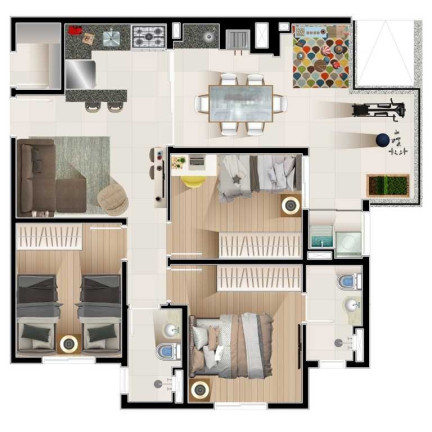 Imagem Apartamento com 2 Quartos à Venda, 57 m² em Jardim Oswaldo Cruz - São José Dos Campos Imagem Apartamento com 2 Quartos à Venda, 57 m² em Jardim Oswaldo Cruz - São José Dos Campos