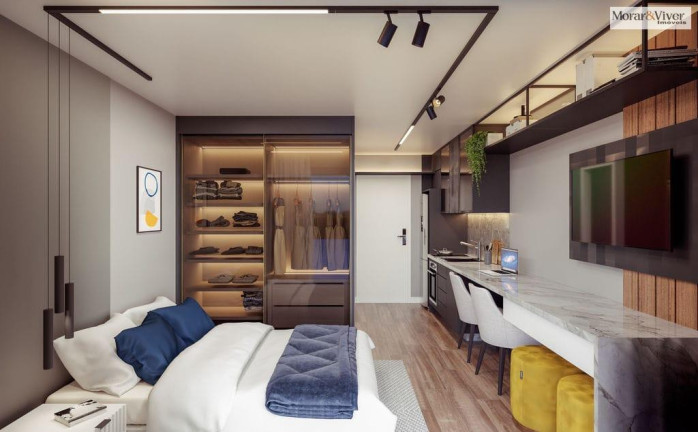 Imagem Imóvel com 1 Quarto à Venda, 21 m² em Batel - Curitiba Imagem Imóvel com 1 Quarto à Venda, 21 m² em Batel - Curitiba