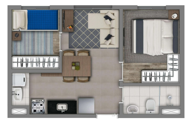Imagem Imóvel com 2 Quartos à Venda, 36 m² em Vila Guilherme - São Paulo
