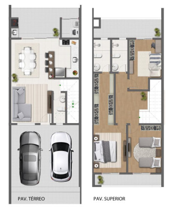 Imagem Casa com 3 Quartos à Venda, 158 m² em Boqueirão - Curitiba Imagem Casa com 3 Quartos à Venda, 158 m² em Boqueirão - Curitiba