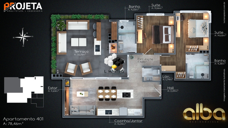 Imagem Apartamento com 1 Quarto à Venda, 45 m² em Carniel - Gramado Imagem Apartamento com 1 Quarto à Venda, 45 m² em Carniel - Gramado