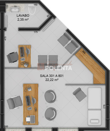 Imagem Sala Comercial à Venda, 34 m² em Centro - Criciúma