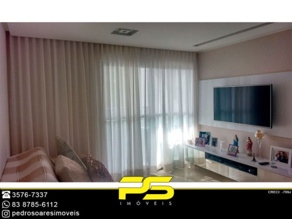 Apartamento com 2 Quartos à Venda, 73 m² em Bancários - João Pessoa