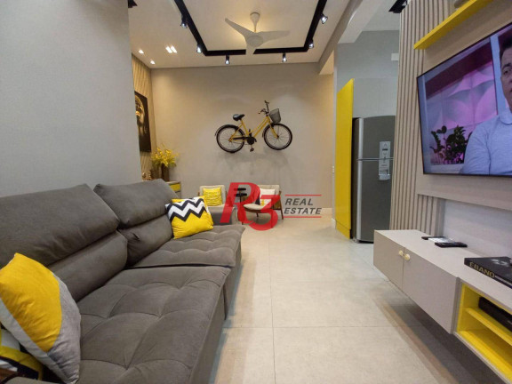 Imagem Apartamento com 3 Quartos à Venda, 90 m² em Campo Grande - Santos Imagem Apartamento com 3 Quartos à Venda, 90 m² em Campo Grande - Santos