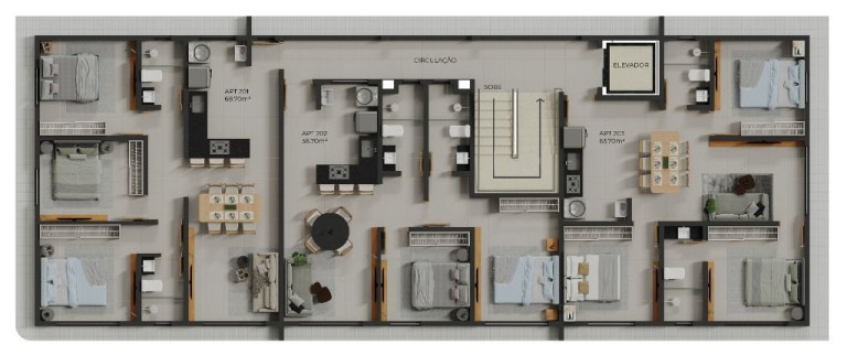 Imagem Apartamento com 3 Quartos à Venda, 68 m² em Cabo Branco - João Pessoa Imagem Apartamento com 3 Quartos à Venda, 68 m² em Cabo Branco - João Pessoa