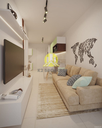 Imagem Studio com 1 Quarto à Venda, 29 m² em Portão - Curitiba Imagem Studio com 1 Quarto à Venda, 29 m² em Portão - Curitiba