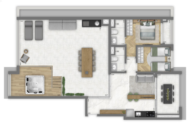 Imagem Cobertura com 3 Quartos à Venda, 144 m² em Vila Clementino - São Paulo