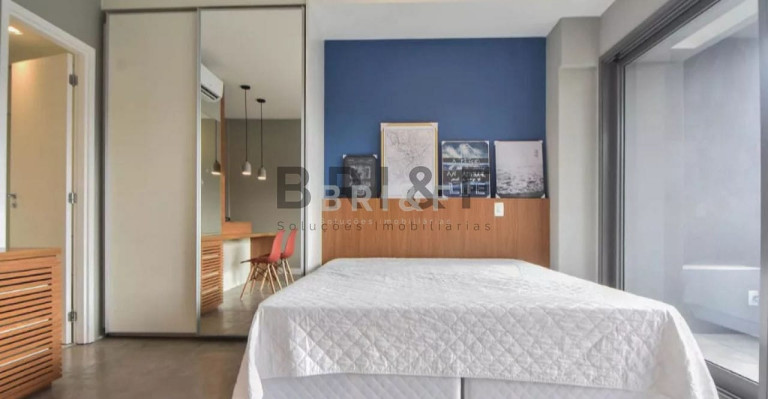 Imagem Apartamento com 1 Quarto para Alugar, 41 m² em Brooklin - São Paulo Imagem Apartamento com 1 Quarto para Alugar, 41 m² em Brooklin - São Paulo