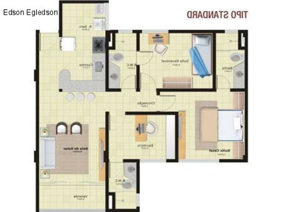Imagem Apartamento com 3 Quartos à Venda, 72 m² em São João - Teresina Imagem Apartamento com 3 Quartos à Venda, 72 m² em São João - Teresina