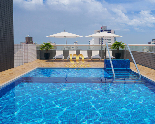Imagem Apartamento com 2 Quartos à Venda, 68 m² em Guilhermina - Praia Grande