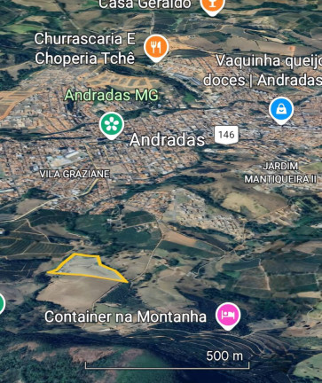 Imagem Terreno à Venda, 2 m² em Andradas Imagem Terreno à Venda, 2 m² em Andradas