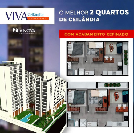 Imagem Imóvel com 2 Quartos à Venda, 43 m² em Ceilândia Norte (ceilândia) - Brasília Imagem Imóvel com 2 Quartos à Venda, 43 m² em Ceilândia Norte (ceilândia) - Brasília
