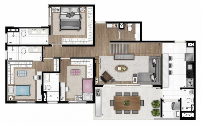 Imagem Apartamento com 3 Quartos à Venda, 122 m² em Perdizes - São Paulo Imagem Apartamento com 3 Quartos à Venda, 122 m² em Perdizes - São Paulo