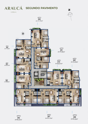 Imagem Apartamento com 2 Quartos à Venda, 55 m² em Centro  - Canela