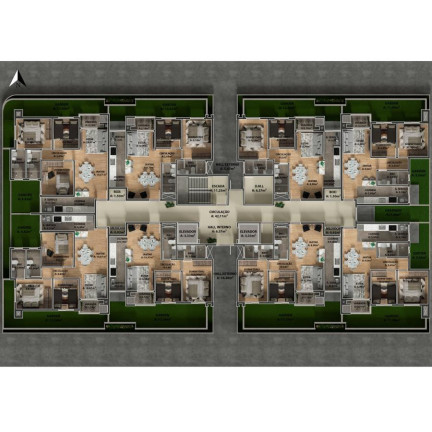 Imagem Apartamento com 2 Quartos à Venda, 53 m² em Três Fronteiras - Foz Do Iguaçu