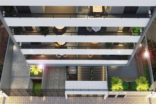 Apartamento com 2 Quartos à Venda, 82 m² em Guilhermina - Praia Grande