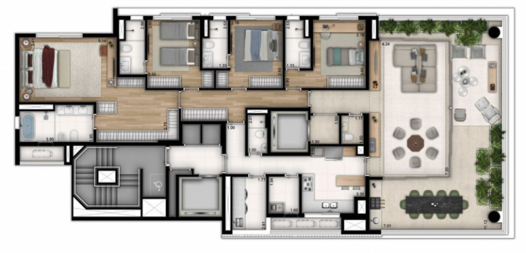 Imagem Apartamento com 4 Quartos à Venda, 238 m² em Moema - São Paulo Imagem Apartamento com 4 Quartos à Venda, 238 m² em Moema - São Paulo