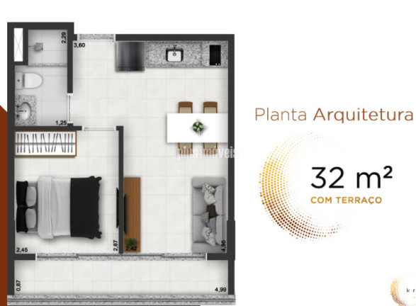 Imagem Apartamento com 1 Quarto à Venda, 33 m² em Pinheiros - São Paulo
