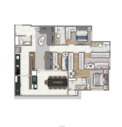 Imagem Apartamento com 3 Quartos à Venda, 186 m² em Tatuapé - São Paulo Imagem Apartamento com 3 Quartos à Venda, 186 m² em Tatuapé - São Paulo