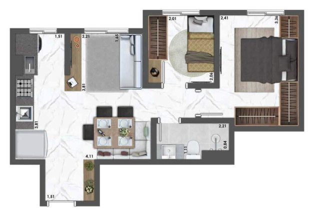 Imagem Imóvel com 2 Quartos à Venda, 40 m² em Vila São João - Guarulhos Imagem Imóvel com 2 Quartos à Venda, 40 m² em Vila São João - Guarulhos