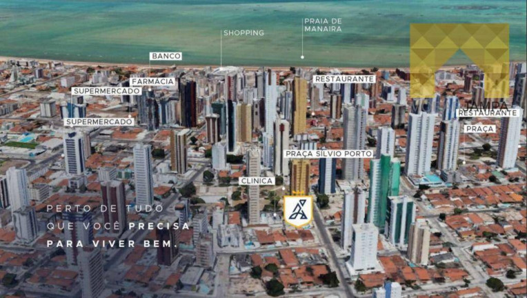 Imagem Apartamento com 3 Quartos à Venda, 88 m² em Manaíra - João Pessoa Imagem Apartamento com 3 Quartos à Venda, 88 m² em Manaíra - João Pessoa