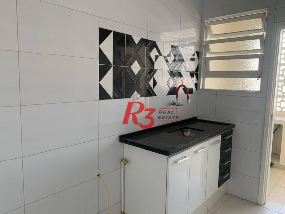 Imagem Apartamento com 2 Quartos para Alugar, 65 m² em Gonzaga - Santos