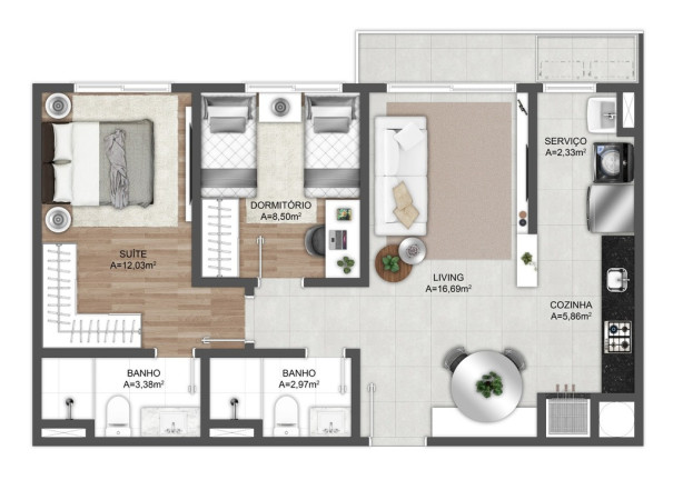 Imagem Apartamento com 3 Quartos à Venda, 74 m² em Centro - Xangri-lá Imagem Apartamento com 3 Quartos à Venda, 74 m² em Centro - Xangri-lá