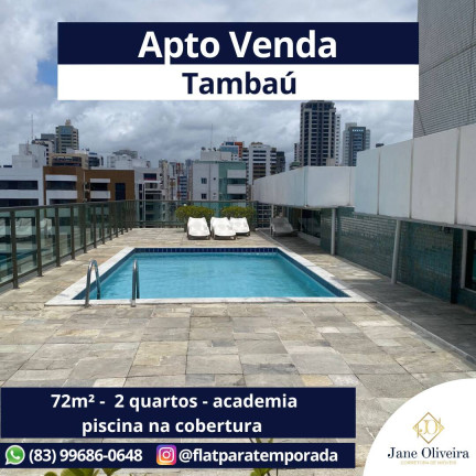Apartamento com 2 Quartos à Venda, 72 m² em Tambaú - João Pessoa