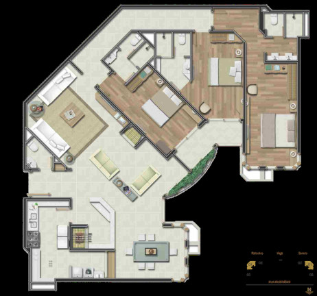Imagem Apartamento com 5 Quartos à Venda, 314 m² em Centro - Gramado