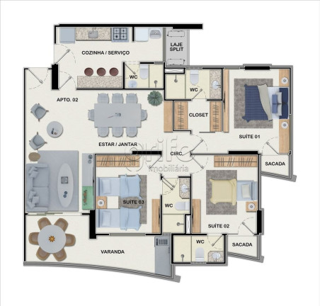 Imagem Apartamento com 3 Quartos à Venda, 100 m² em Aldeota - Fortaleza Imagem Apartamento com 3 Quartos à Venda, 100 m² em Aldeota - Fortaleza