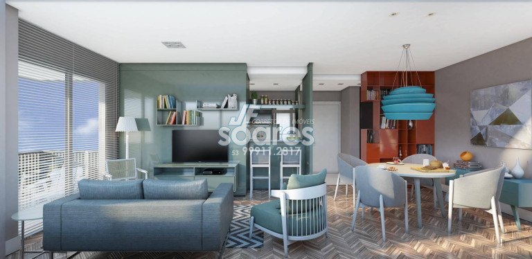 Imagem Apartamento com 2 Quartos à Venda, 67 m² em São Gonçalo - Pelotas