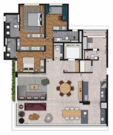 Imagem Apartamento com 3 Quartos à Venda, 181 m² em Paraíso - São Paulo